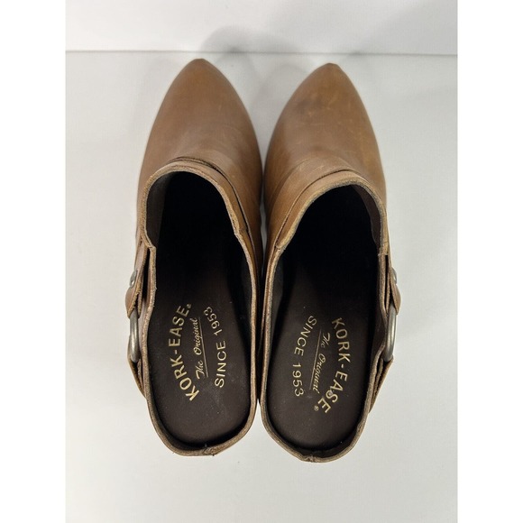 Kork Ease Courtney Leather Harness Mule Boot Brown - Picture 6 of 9